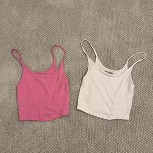 urban outfitters ribbed cropped tanks